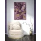 DRUKOWANY OBRAZ DARK LEAVES 80X3X120 cm